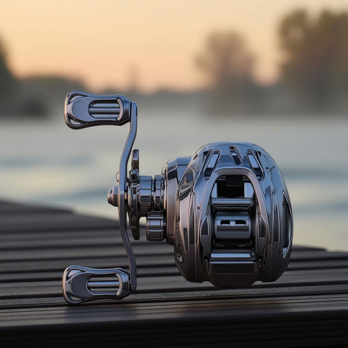 baitcaster vs open reel Silver Baddie Series Baitcast Reel – My Store